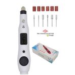 BEAUTY BOX COSMETIC Tırnak Törpü Makinesi Seti Yeni Trend USB'li Üstün Tasarım Nail Drill Nail Art Beyaz Renk Garantili
