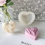Beauty Box Düğün Kına Nikah Evlilik Taş Mum Kalıbı Üstün Kalite Yumuşak Beyaz Silikon