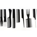 Beauty Care Profesyonel 10'lu Kuaför Tarağı Çantalı Set