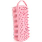 Beauty Çift Taraflı Silikon Vücut ve Saç Bakım Fırçası Masaj Yapan Şampuan Tarağı Dayanıklı Malzeme