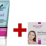 Beauty Collection Beauty Face Collagen + Hyaluronic Acıd + Vitamin C Bakım Kremi+B. Collection 3in1 Anti-Aging Sabun