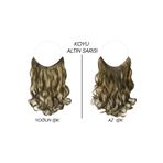 Beauty Dreams Bd-123 Pratik Misinalı Yarım Ay Postiş KOYU ALTIN SARISI