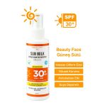 Beauty Face 30 Spf Antioksidan Etkili Suya Dayanıklı Leke Önleyici Güneş Sütü – 150 Ml