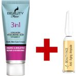 Beauty Face Collagen + Hyaluronic Acıd + Vitamin C Bakım Kremi & Anti-aging Serum Ampul