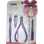 Beauty Manikür Seti Et Itici Tırnak Makası Et Pensi Cımbız Törpü - 100 ml