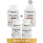 Beauty Set - Cilt, Saç Vitaminleri > Skin Gummy, Hair&nails Gummy, Ceramide ve Hyaluronic Acid