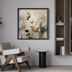Beauty Soyut Traverten Dokulu Tablo