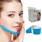 Beauty Tape Yüz Yogası İçin Kinesio Tape Face Tape Yüz Germe Bandı Mavi Renk