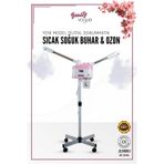 Beauty Vogue Çift Başlıklı Sıcak & Soğuk Buhar Ve Ozon Makinesi Ozonlu Sıcak Buhar