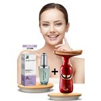 Beauty Vogue Yüz Boyun Masaj Kırışıklık Karşıtı-giderici Gıdı-sarkma Cilt Bakım Cihazı A Serum Kolojen