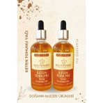 Beauty Voice Saf Keten Tohumu Yağı - Damlalıklı Şişe 100 ml - 2'li Set