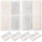 Beavorty 6 adet filtre, evcil hayvanlar için su filtresi, evcil hayvanlar için su filtresi, su filtresi sürahisi, kedi çeşmesi için filtre, kedi suyu sebili, kare