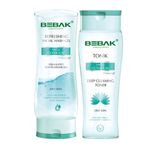 Bebak 200 ml Yağlı Ciltler İçin Yüz Temizleme Jeli + 200 ml Tonik
