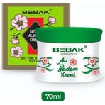 Bebak Acıbadem Kremi 70 ml Büyük Boy Kavanoz Nemlendirici Etkili Cilt Bakım Ürünü