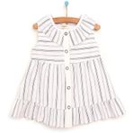 Bebbek Marine Girl Beyaz Kız Bebek Elbise