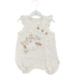 Bebbemini Bebek Tulumu 2348 - Gri - Kahverengi - 9 - 12 Ay
