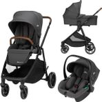 Bebe Confort Luvia Trio 3'ü 1 Arada Seyahat Sistem Bebek Arabası Mineral Graphite