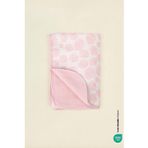 Bebe Marin Seashell Müslin Bebek Battaniyesi Pembe 120x120 cm