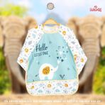 Bebechi Bambino Kids Uzun Kollu Mama ve Aktivite Önlüğü Fil (6-24 Ay) - Mavi - 6 - 24 Ay