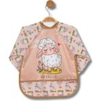 Bebechi Bambino Kids Uzun Kollu Mama ve Aktivite Önlüğü Kuzu (6-24 Ay) - 6 - 24 Ay - Turuncu - Sarı