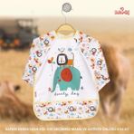 Bebechi Bambino Kids Uzun Kollu Mama ve Aktivite Önlüğü Safari (6-24 Ay) - Sarı - 6 - 24 Ay