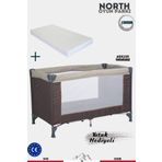 Bebeck North Oyun Parkı 60x120cm Yatak Hediyeli