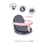 Bebeck Perfecto Yandan Açılır Minderli Banyo & Mama Oturağı Pembe