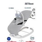 Bebeck Shake Sleep 2in1 Sallanır Yaylanır Katlanır Ana Kucağı Oyuncaklı Taşıma Çantası Hediyeli