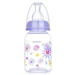 Bebedor 23302 721774 Orta Akış Desenli Pp 125 ml Mor Biberon