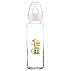 Bebedor 250 ml Zürafa Desenli Silikon Emzik Cam Biberon