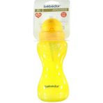 Bebedor 330 ml Neon Sarı Sportif Pipetli Alıştırma Bardağı