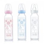 Bebedor 41302 Orta Akış Isıcam 250 ml Mavi Karma Renk Biberon