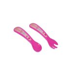 Bebedor 9556 Zoo Pembe İlk Çatal ve Kaşığım