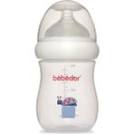 Bebedor 97322 Mavi Desenli Geniş Ağızlı 180 ml PP Biberon