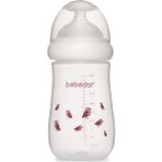 Bebedor 98322 Mor Desenli Geniş Ağızlı 260 ml PP Biberon