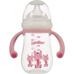 Bebedor 99322 240 ml Pembe Geniş Ağızlı Kulplu PP Biberon