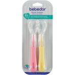 Bebedor BBDR-8554 Pembe 2'li Silikon Uçlu Kaşık