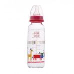 Bebedor Cam Biberon SL 250 ml Kırmızı