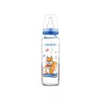 Bebedor Dar Ağızlı Cam Biberon Orta Akış 250Ml K31302