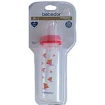 Bebedor Desenli PP Biberon 250ml, Pembe-Mor