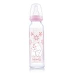 Bebedor Pembe 250 ml Isıya Dayanıklı Cam Bİberon