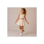 BEBEĞİME ÇORAP Alt Üst Takım Kız Çocuk Şortlu Tenis Eteği Crop Bluz