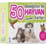 Bebeğimin İlk 50 Hayvan Kartları - Minik Damla - Zeynep Doğru