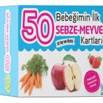 Bebeğimin İlk 50 Sebze-Meyve Kartları - Minik Damla - Zeynep Doğru