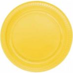 Bebeğimin İlk Partisi Sarı Plastik Tabak 22 cm 25'li