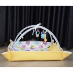 Bebeğimister Pamuk 100% Bebek Oyun Halısı ve Çocuk Alanı - 112 x 78 cm - Sarı