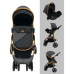 Bebegold Travel Sistem, Pusetli, Çift Yönlü, ( Seyahat Sistem ) Bebek Arabası - Gold - Antrasit