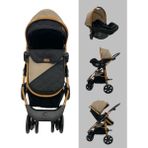 Bebegold Travel Sistem, Pusetli, Çift Yönlü, ( Seyahat Sistem ) Bebek Arabası - Gold - Kahve
