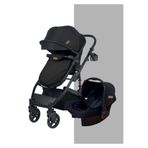 BEBEGOLD Truva Travel Sistem Bebek Arabası Full Black
