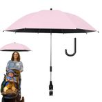 Bebek Arabası Şemsiyesi Klipsli - Bebek Arabası Güneş Şemsiyesi - Güneş Seyahat Güneşliği